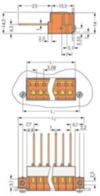 731-172/048-000 WAGO PCB Connection Systems Image 2