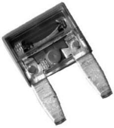 Automotive flat fuse, 2 A, 32 V, gray, (L x W x H) 11.2 x 4 x 16 mm, 341120