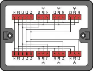899-631/186-000 WAGO Flush-mounted Boxes, Junction Boxes