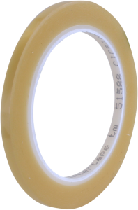 Electronic adhesive tape, 6 x 0.056 mm, polyester, transparent, 66 m, 51588F00 6MM/66M