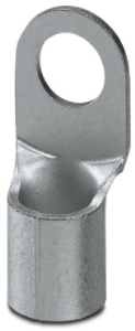 Uninsulated ring cable lug, 70 mm², AWG 2, 13 mm, M12, metal