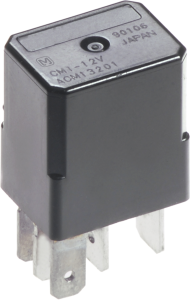 Automotive relays 1 Form C (NO/NC), 12 V (DC), 96 Ω, 20 A, 14 V (DC), plug-in connection, CM1F12J