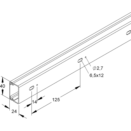 HKL2540.6 Kleinhuis Cable Channels Image 3