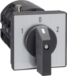 Reversing switch, Rotary actuator, 3 pole, 63 A, 690 V, (W x H x D) 64 x 64 x 132 mm, front mounting, K63E003WP