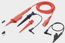 Probe kit, BNC connector, 1 kV, red, 68.9492-22
