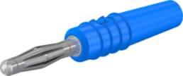 2 mm plug, solder connection, 0.5 mm², blue, 22.2619-23