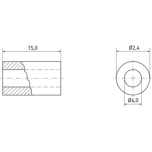 005.71.158 Ettinger Spacer Bolts Image 2