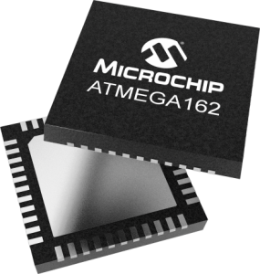 AVR microcontroller, 8 bit, 16 MHz, VFQFN-44, ATMEGA162-16MU