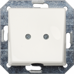 DELTA i-system outlet plate, titanium white