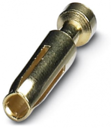 Receptacle, 0.5 mm², AWG 20, crimp connection, gold-plated, 1585773