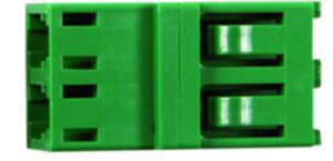 LC-plug, singlemode, ceramic, green, 100007146