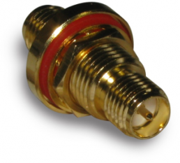Coaxial adapter, 50 Ω, RP-SMA socket to RP-SMA socket, straight, 132170-10RP-RP