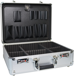 Tool case, without tools, (L x W x D) 400 x 300 x 150 mm, P 7245