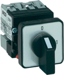 Cam switch, Rotary actuator, 3 pole, 10 A, 500 V, (L x W x H) 75 x 30 x 30 mm, panel mounting, 223503