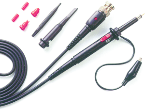 Test probe, BNC connector, 600 V, black, P TK-60