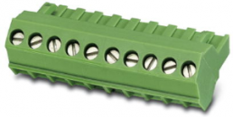Socket header, 21 pole, pitch 5 mm, angled, green, 1768943