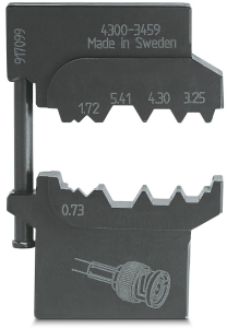 Crimping die for coaxial connectors, 1212750
