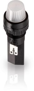 Signal lamp with lamp socket, BA 9s, 16.2 mm, IP40, housing, 250 Volt, Flat quick-connect terminal 6