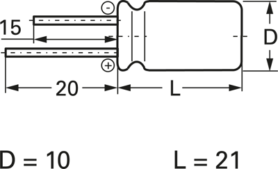 E-RY3032 Frolyt Electrolytic Capacitors Image 2