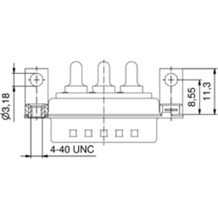 3005W5PXX73N20X CONEC D-Sub Connectors Image 2