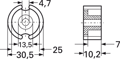 B65941A0000X022 TDK (EPCOS) Ferrite cores Image 2