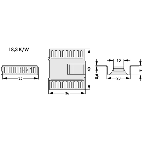 FK 279 MI 247 O Fischer Elektronik Heat Sinks Image 2
