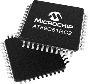 80C51 microcontroller, 8 bit, 60 MHz, LQFP-144, AT89C51RC2-RLTUM