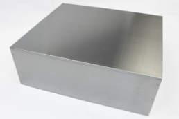 Aluminum enclosure, (L x W x H) 432 x 381 x 152 mm, natural, 1444-17156