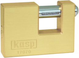 Mono block lock, level 9, shackle (H) 13 mm, steel, (B) 70 mm, K17070