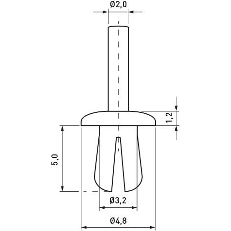 072.13.341 Ettinger Rivets, Dowels Image 2