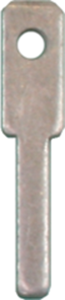 Faston plug, 2.8 x 0.8 mm, L 14 mm, uninsulated, straight, 17486.123.025