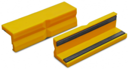 Schonbacken Kunststoff, mit Magnet 125mm, Farbe gelb