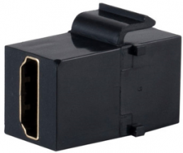 HDMI Keystone connector, black, BS08-10050