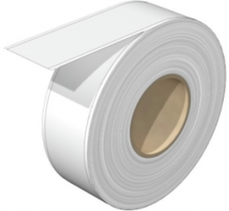 Polyester Label, (L x W) 30 m x 27 mm, white, Roll with 1 pcs