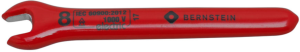 Single open-end wrench, 8 mm, 15°, 100 mm, 26 g, chromium-vanadium steel, 16-503 VDE