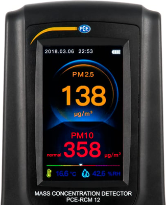 PCE-RCM 12 PCE Instruments Anemometers, Gas and Pressure Measuring Instruments Image 4