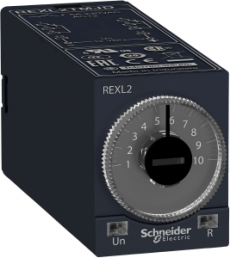 Time relay, 0.1 s to 100 h, delayed switch-on, 2 Form C (NO/NC), 230 VAC, 5 A/250 VAC, REXL2TMP7