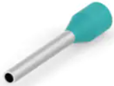 Insulated Wire end ferrule, 0.34 mm², 12 mm/8 mm long, DIN 46228/4, turquoise, 966066-4