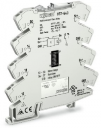 Multifunction relay, 0.01 s to 100 h, 14 functions, 1 Form C (NO/NC), 24 VDC, 6 A/250 VAC, 857-640