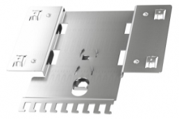 Mounting adapter, for flat DIN rail mounting, horizontal, 24981000005