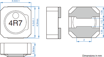 VLCF4028T-1R6N2R3-2 TDK Fixed Inductors Image 2