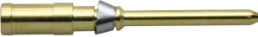 Pin contact, 1.0 mm², AWG 18, crimp connection, gold-plated, 09150006122