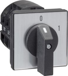 Main switch, Rotary actuator, 4 pole, 63 A, 690 V, (W x H x D) 64 x 64 x 111 mm, front mounting, K63D004HP