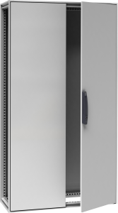 Control cabinet, (H x W x D) 1800 x 1200 x 400 mm, IP55, steel, light gray, NSYSF1812402DP