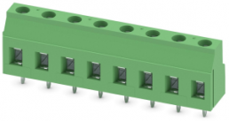 PCB terminal, 8 pole, pitch 7.62 mm, AWG 24-12, 24 A, screw connection, green, 1731501