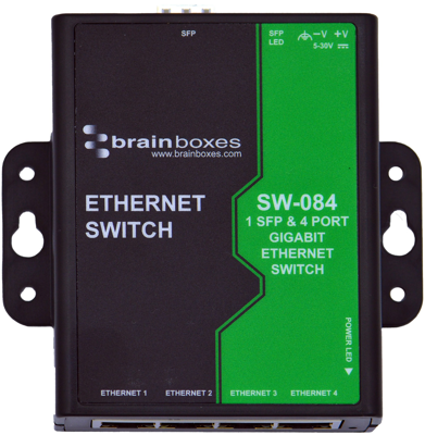 SW-084 BRAINBOXES Industrial ethernet switches Image 1