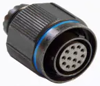 Socket, 22 pole, pin connection, straight, YDTS26W13-35SNV001
