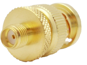 Coaxial adapter, 50 Ω, BNC plug to SMA socket, straight, 242103