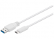 USB 3.0 Adapter cable, USB plug type A to USB plug type C, 0.2 m, white