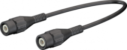 Coaxial Cable, BNC plug (straight) to BNC plug (straight), 50 Ω, RG-58, grommet black, 1.5 m, 67.9770-15021
